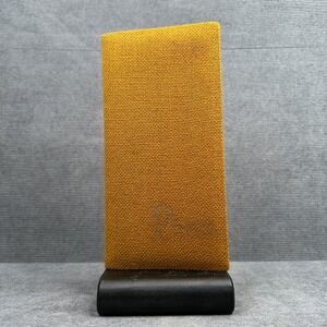 Phaidon Vintage Mustard‎ Yellow Canvas 3-Ring Binder Organizer Slim 8x3.5